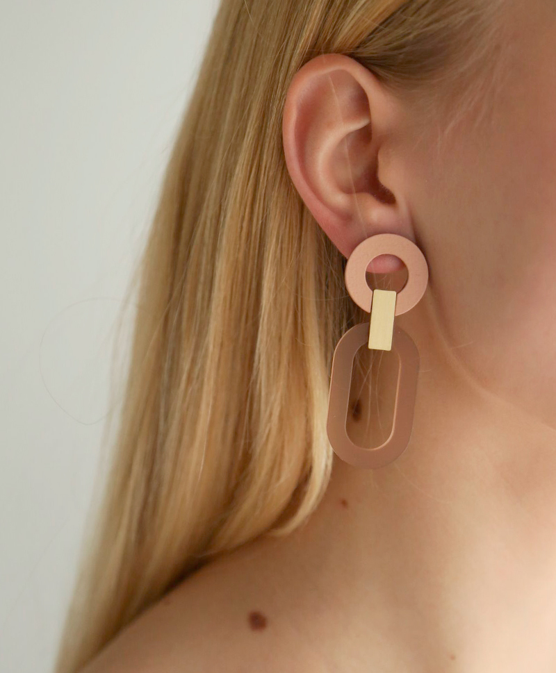 Серьги Lora II Earrings Coffee