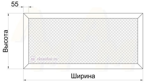 Экран-фасад на батарею из МДФ 