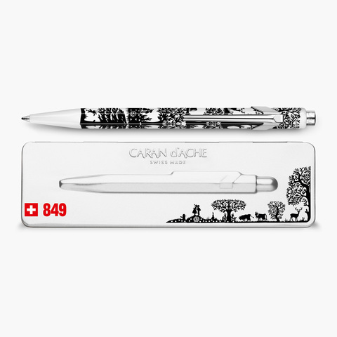 Ручка шариковая Caran d'Ache 849 Office Pop Line Totally Swiss (849.754)