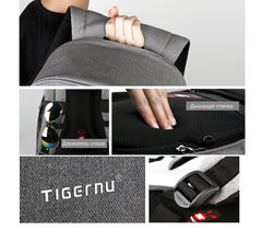 Рюкзак антивор Tigernu T-B3213 тёмно-серый