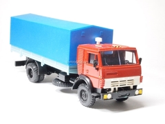 KAMAZ-5325 with awning red-blue Elecon 1:43