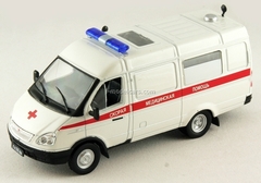 GAZ-32214 Gazelle Ambulance 1:43 DeAgostini Service Vehicle #11