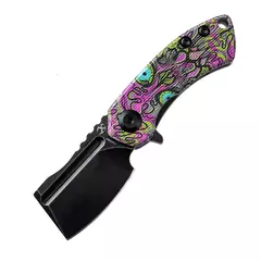 Фото Складной нож Mini Korvid Kansept, сталь 154CM, рукоять G10, фиолетовый