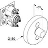 Kludi Push 387120538 Смеситель для душа встраиваемый, цвет: хром