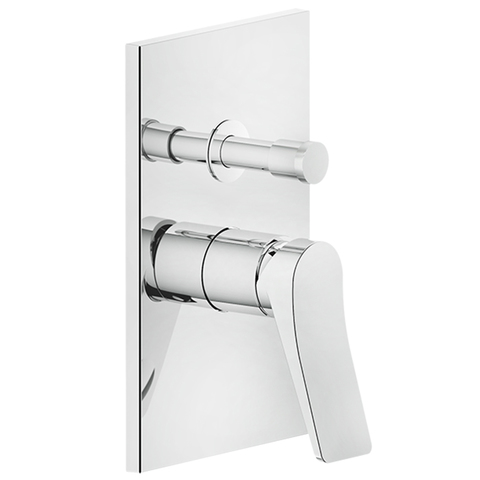 Gessi Rilievo 59079#031 Встраиваемый смеситель для душа на 2 источника с автоматическим переключателем (внешние части), цвет: хром