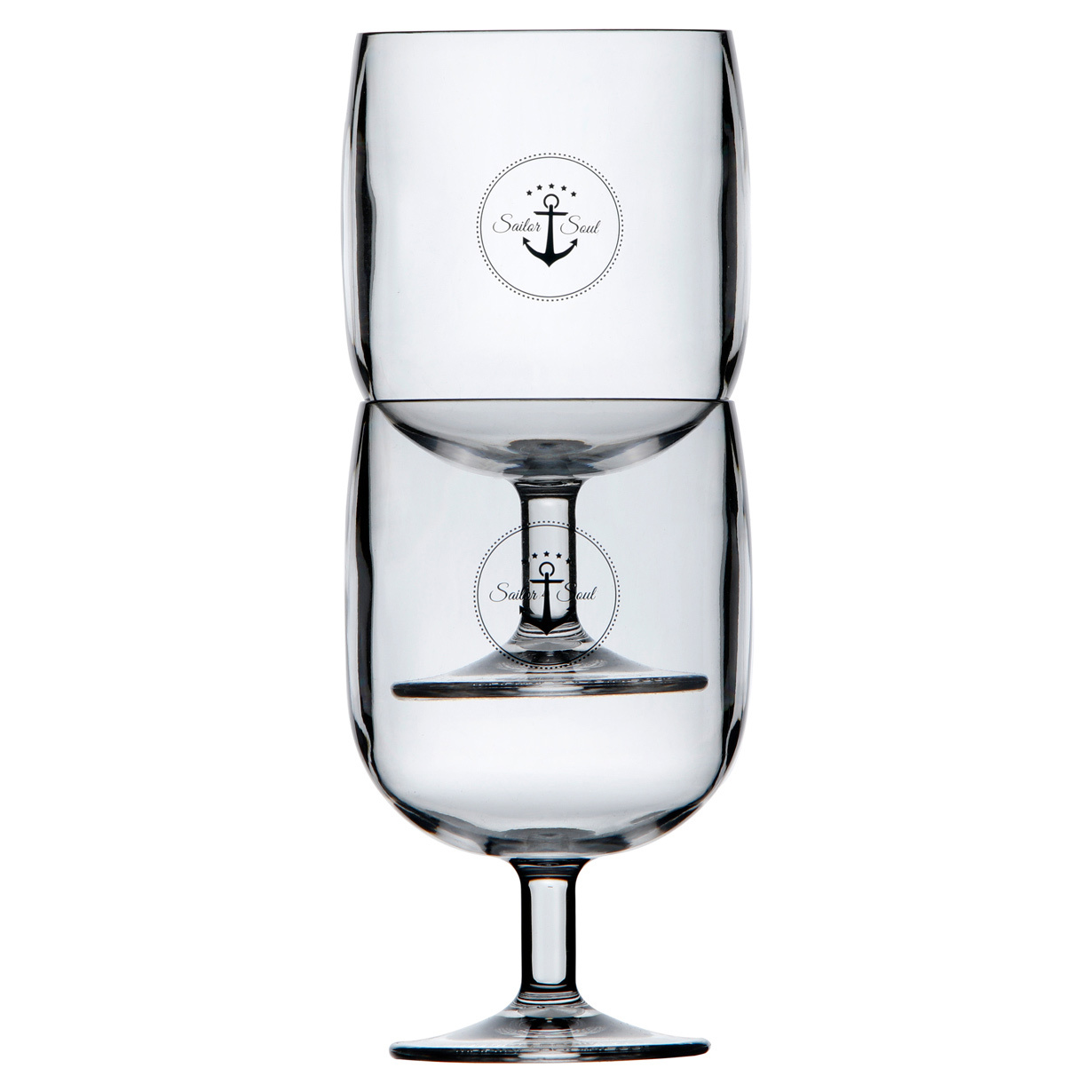 Stackable cup sailor soul – ecozen, set 6 un Marine Business