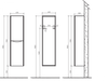 BelBagno Ancona-N ANCONA-N-1500-2A-SC-RW-L Шкаф подвесной, цвет: Rovere Moro