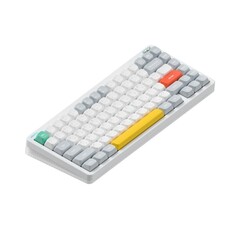Беспроводная механическая клавиатура QMK Nuphy Halo75 V2 Ionic White, RGB, Hot Swap, Lemon Switch (Halo75v2-IW-32)