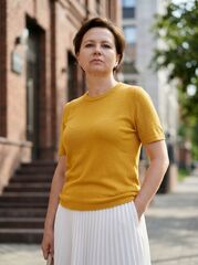 Футболка Baza цвет Горчица