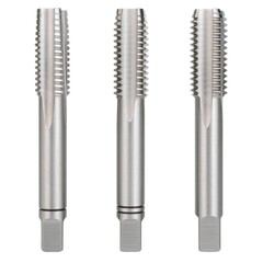 Метчик М10х1,5 (Комплект 3шт, левый) DIN352 HSS-G 6h 70мм a=5,5 H-Tools 230100LIHT