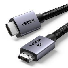 Кабель UGREEN HD171 (25907) HDMI 2.1 Male To Male 8K Cable, 0,5м, серый