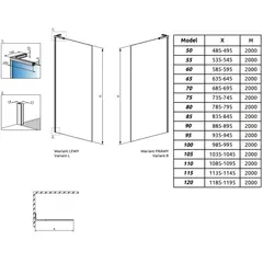 Radaway 10319114-54-01R Modo SL II Black II 110 Right фото