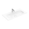 Villeroy&Boch Finion 4164ABR1 Раковина 100x50 c отверстием для смесителя, c переливом, материал-TitanCeram, грязеотталкивающее покрытие-CeramicPlus