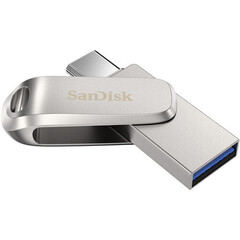 Флеш-накопитель SanDisk 512GB Ultra Dual Drive Luxe USB 3.1 USB-C / USB-A 150MB/s Silver
