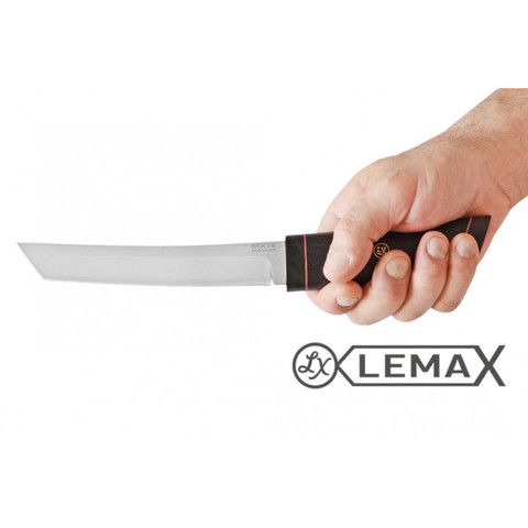 Нож Танто Lemax, 95Х18, чёрный граб