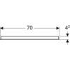 Geberit Option Basic 500.587.00.1 Зеркало с подсветкой, двухсторонняя подсветка, 70x65см