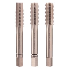 Метчик М10х1,5 (Комплект 3шт) DIN352 HSSE 6h 70мм a=5,5 H-Tools 230100EHT