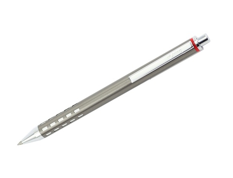 Ручка-роллер Rotring Jazz Capless, автоматическая, бесколпачковая, Chrome Steel (R 502719)