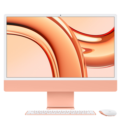 Моноблок Apple iMac 4.5K 24" (M3 8 CPU/10 GPU, 2023) 16/1TB, Orange (Оранжевый)