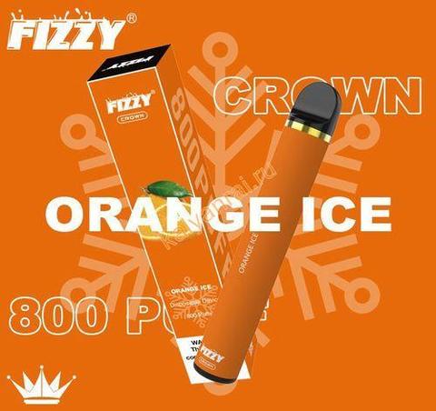 Fizzy Crown 800 затяжек - Апельсин Лед