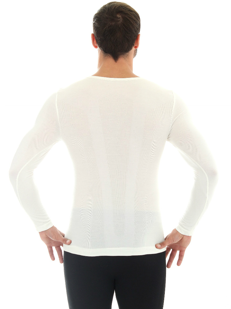 Термобелье мужское Brubeck Comfort Wool рубашка кремовая