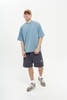 Футболка Kultura oversize Basic блюстоун