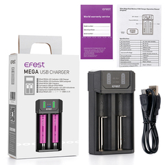 Зарядное устройство Efest Mega USB для Li-ion, NiMH аккумуляторов