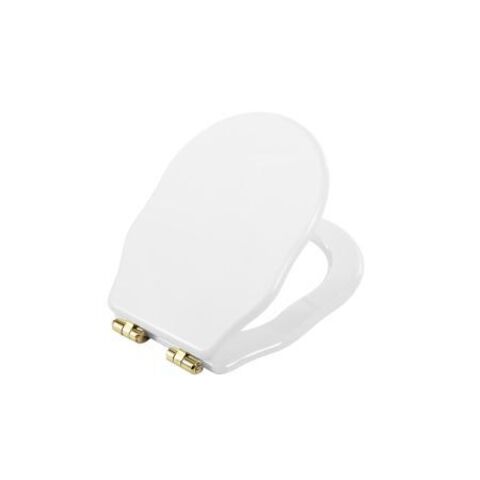 BelBagno BB115SCM-ORO Сиденье МДФ с металлическим креплением, с механизмом Soft Close, цвет: белый