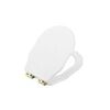 BelBagno BB115SCM-ORO Сиденье МДФ с металлическим креплением, с механизмом Soft Close, цвет: белый