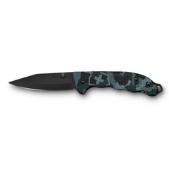 Фото Складной нож Victorinox Evoke BSH Alox Navy, сталь 1.4116, рукоять алюминий, синий камуфляж/черный
