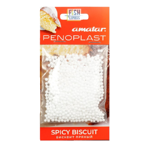 Приманка Amatar PENOPLAST Бисквит пряный 20 шт/уп/продажа от 20 шт.
