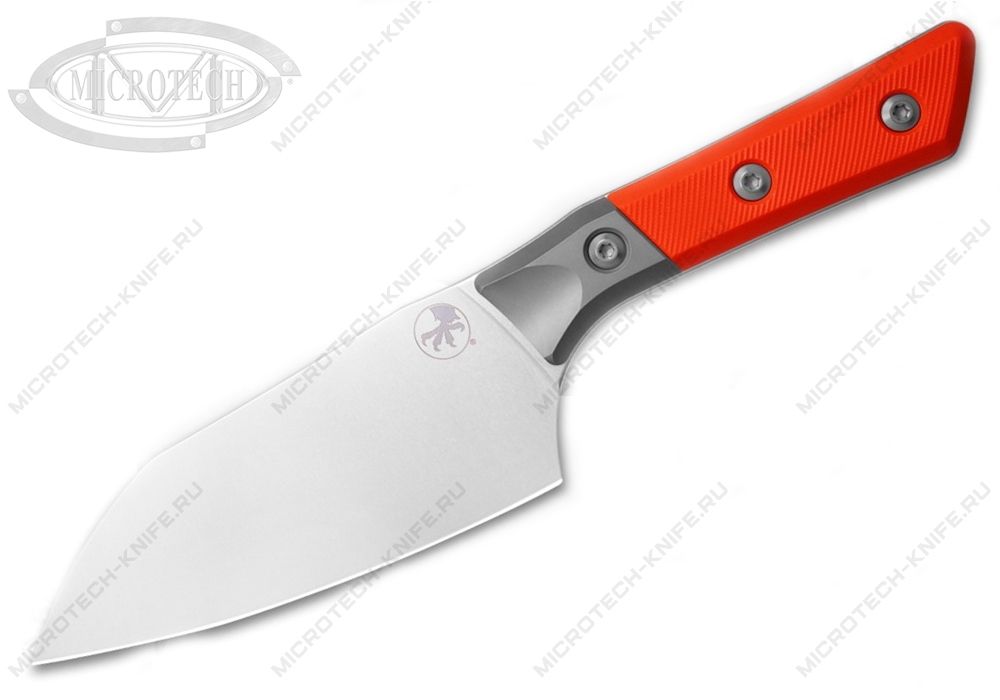 Нож Microtech Kitchen Santoku Bolster G-10 3200B-10EM