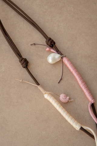 Шнурок для телефона SPECIAL, шоколадно-розовый