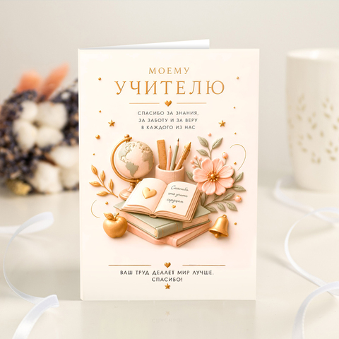 Открытка 4 шоколадки 