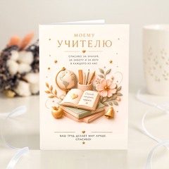 Открытка 4 шоколадки 