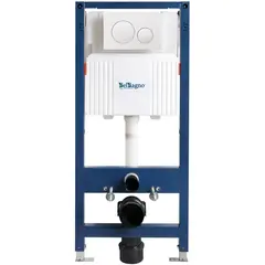 BelBagno BB-101-M-BC Инсталляция для подвесного унитаза в комплекте с кнопкой смыва фото