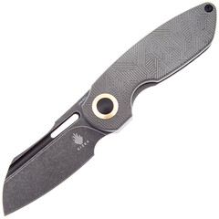 Фото Складной нож Kizer October Black, сталь CPM-20CV, рукоять титан