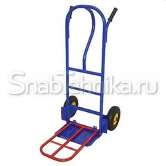 Тележка двухколесная с откидной платформой КГ-250П 250-П. Пневматические колеса