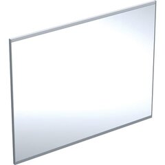 Geberit Option Plus 501.073.00.1 Зеркало с подсветкой с прямым и непрямым освещением, 90x70см, Серебристые оттенки / Матированный алюминий фото