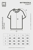 Футболка Kultura oversize Basic блюстоун