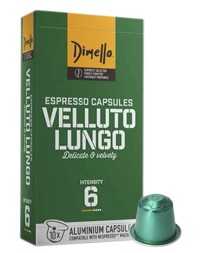 Dimello Кофе в капсулах Velluto Lungo 10 шт. - 4 уп.