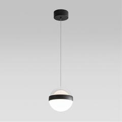 5075/12L L-VISION ODL24 511 черный/прозрачн./молочный/металл/акрил Подвес LED 12W 4000K 600лм RONI