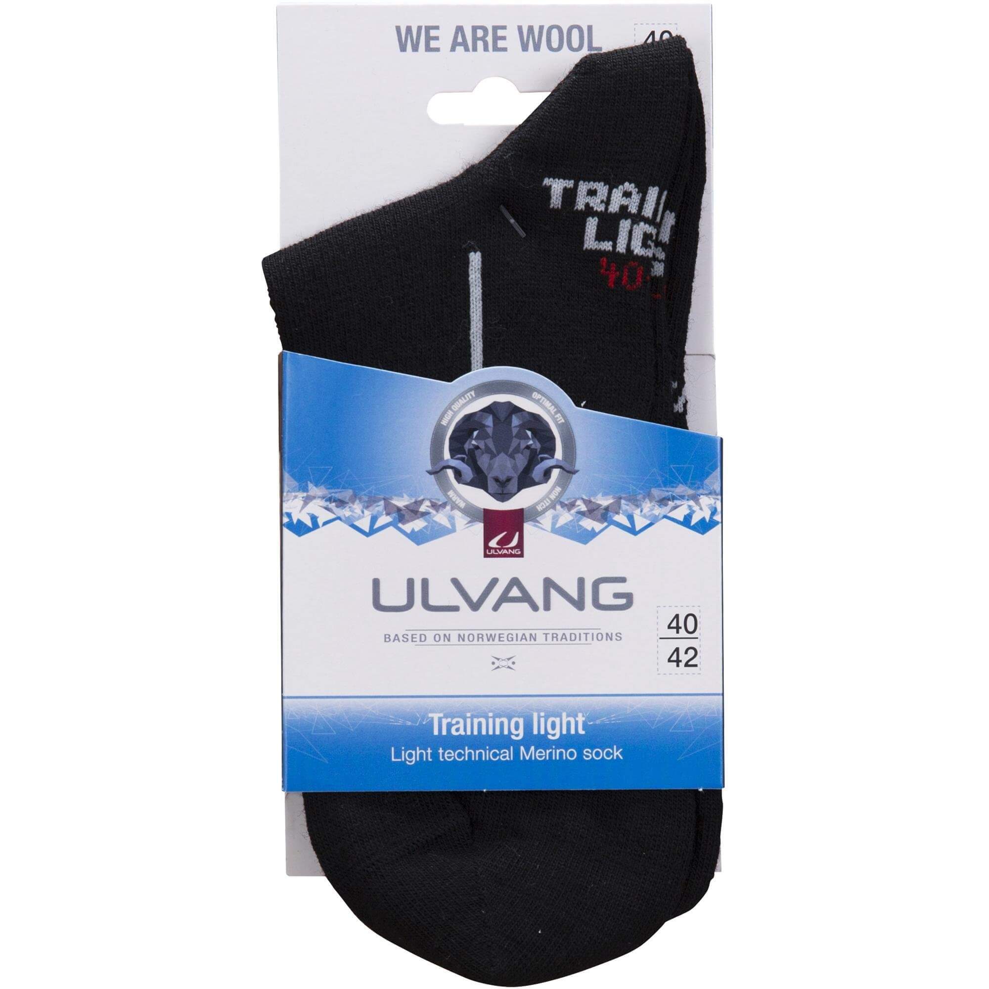 Термоноски Ulvang Training Light черные - 2