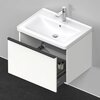 Duravit D-Neo DE425401818 Тумбочка подвесная 634x452хh440, 1 ящик, цвет: белый матовый (для раковины 236765)