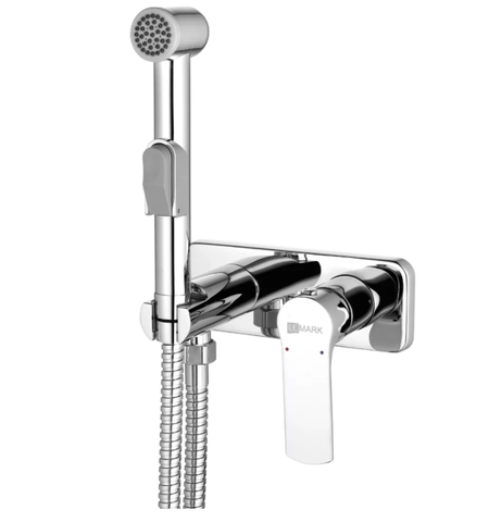 Lemark LM1519C Встраиваемый смеситель с гигиеническим душем, латунь/хром