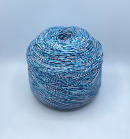 (Авторская смотка) Fullonica SNC для Missoni (пр.Италия),art-FNW0014, 250м(смотка в 12 нитей)/100гр. 100% меринос , цвет-Чудо-юдо Рыба-кит, арт-33145