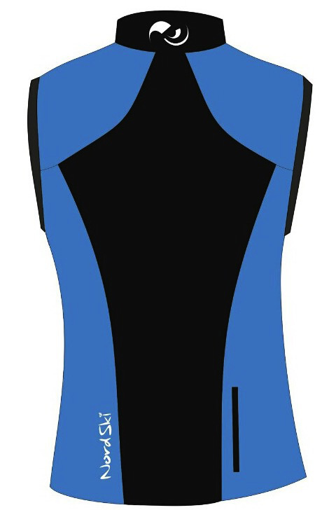 Nordski Premium детский лыжный жилет синий-черный - 4