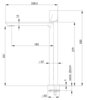 Remer Edge EG512LXLNO Смеситель для раковины, цвет: черный (матовый)