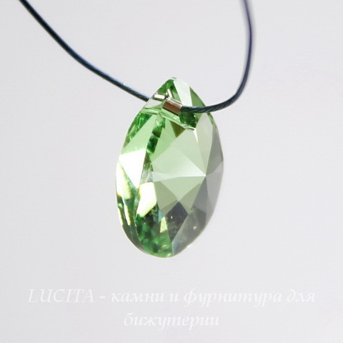 6128 Подвеска Сваровски Капля Peridot (12 мм) ()