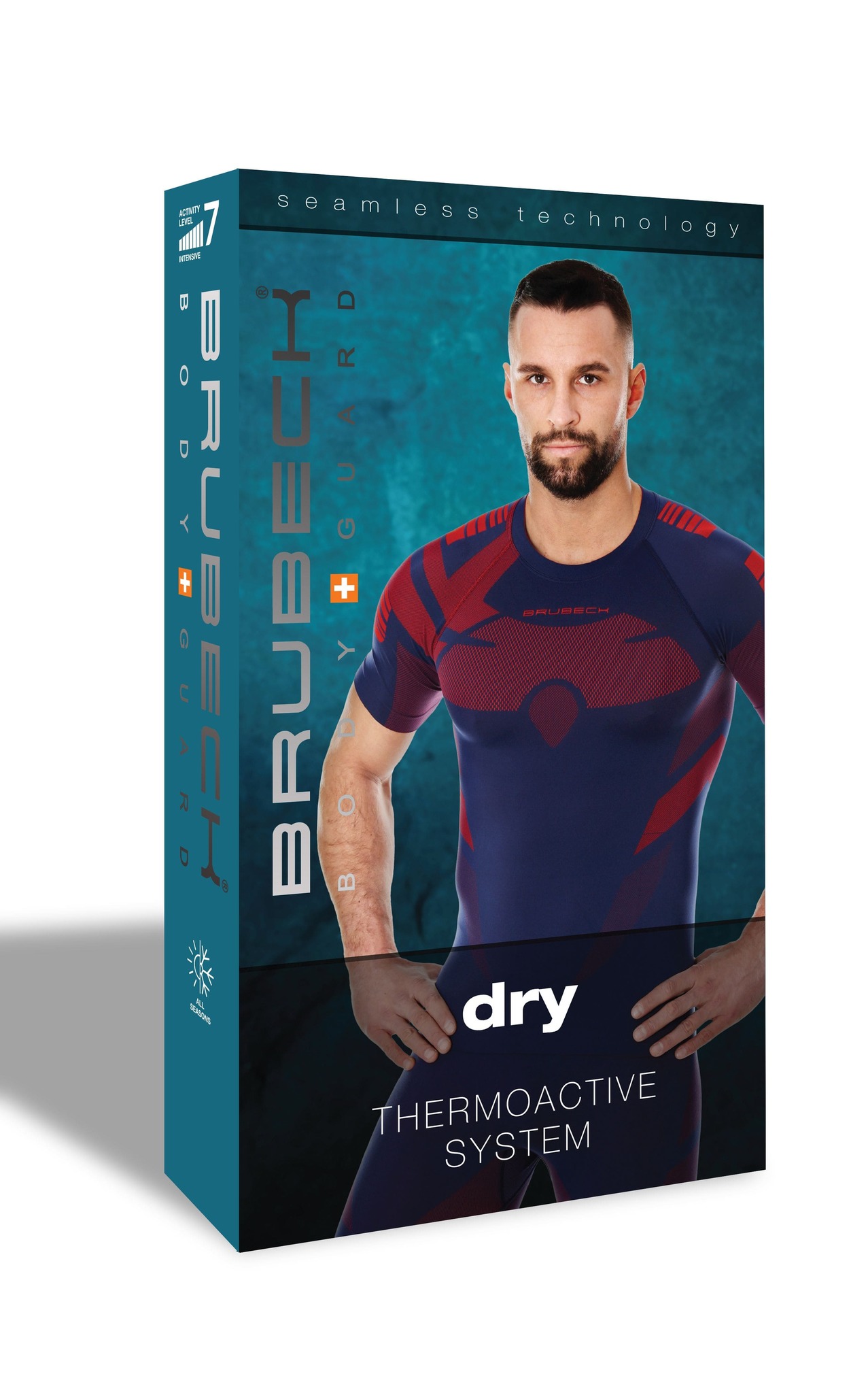 BRUBECK DRY термофутболка мужская темно-синий - 4
